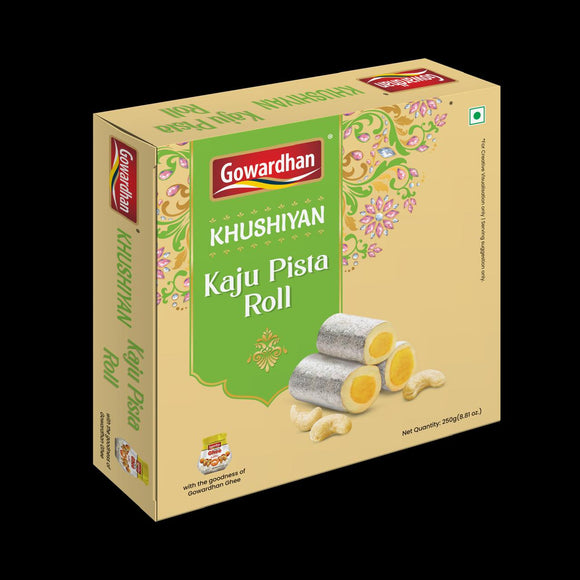 Diwali Mithai: Kaju Pista Roll