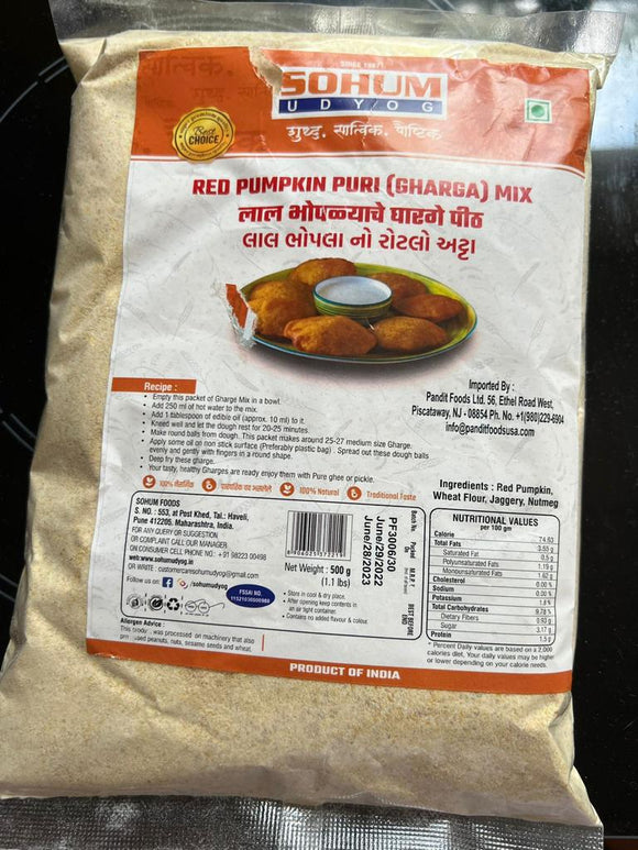 Sohum  Red Pumkin/Bhopla Gharge /Puri Mix